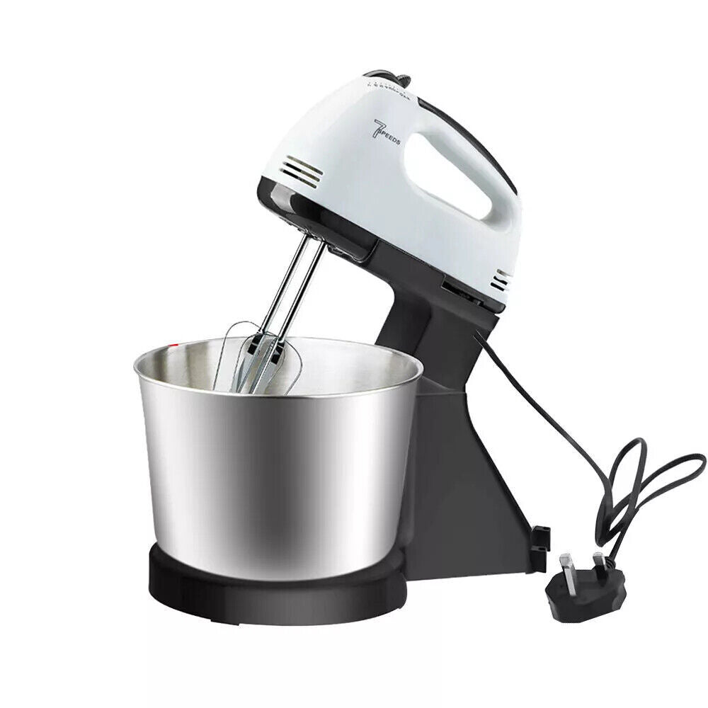 Electric Stand Mixer Food 7 Speed Multi Mixing Bowl Cake Blender Beater Dough
